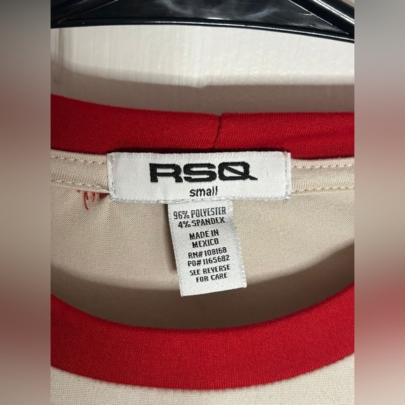 RSQ Girls Pomodoro T Shirt,  Stretchy, Size Small (0284) - Picture 5 of 6